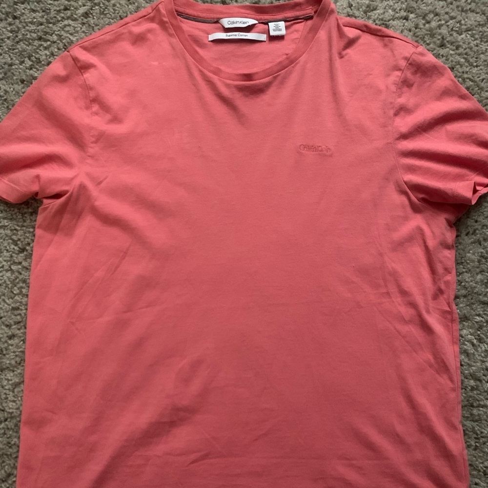 Calvin Klein Pink/Salmon T-Shirt